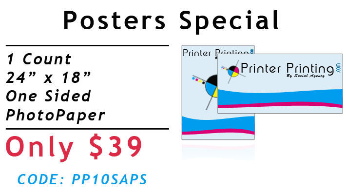 Poster Printing Special